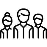 Icon representing a figure