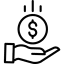 Icon representing a figure