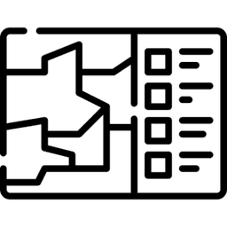 Icon representing a figure