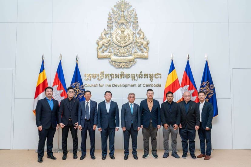 ជំនួបពិភាក្សាការងារជាមួយគណៈប្រតិភូក្រុមហ៊ុន Hong Leong Yamaha Motor Co., Ltd.